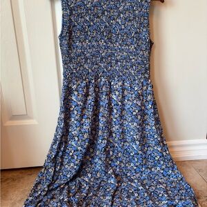 Nautica Blue Floral Maxi Dress